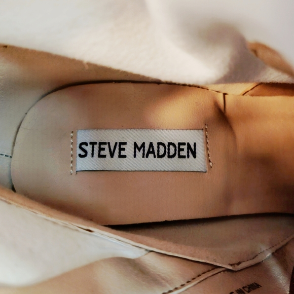 *NEVER BEEN WORN* Steven Madden shiny brown boots - Picture 4 of 4